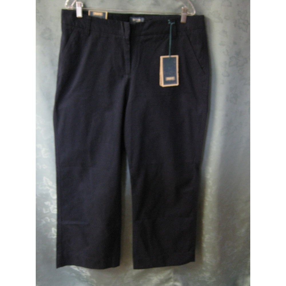 90's Sarah Jessica Parker Bitten Pants Size 16 Short High Waist Rise Chinos NWT